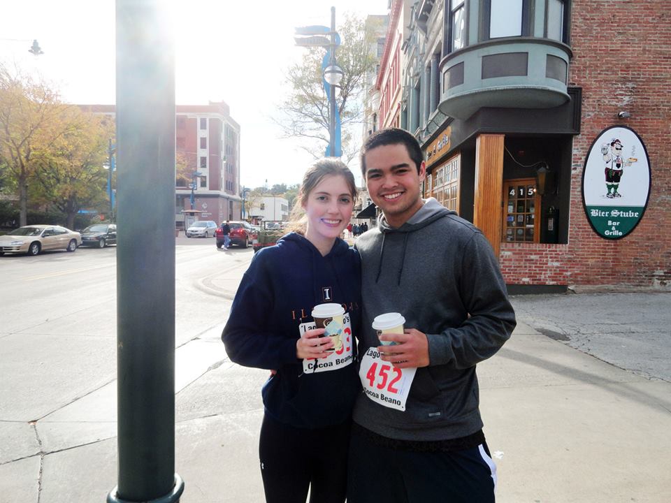 For a list of fun date ideas (like running a hot cocoa run!) check out www.mostlymorgan.com :)