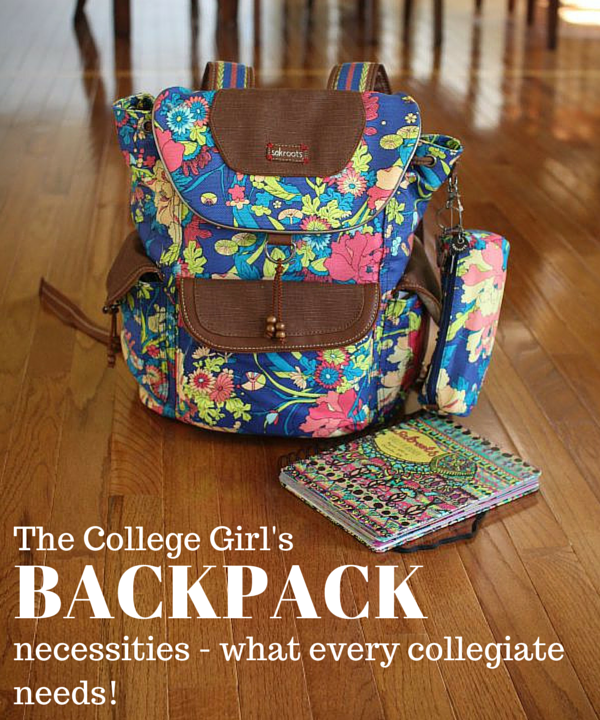 Wondering what you need in your college backpack? See what's in my backpack + tips and tricks for back to school!