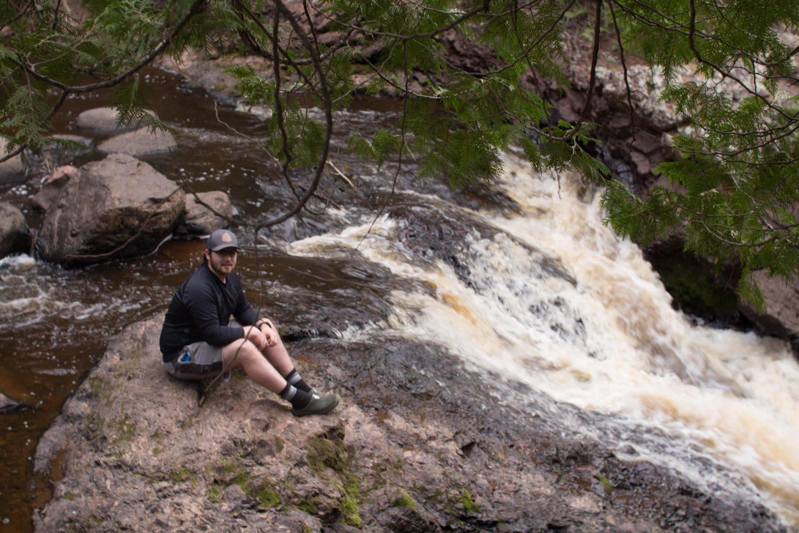 Our engagement story - getting engaged at Amnicon Falls State Park in Wisconsin.