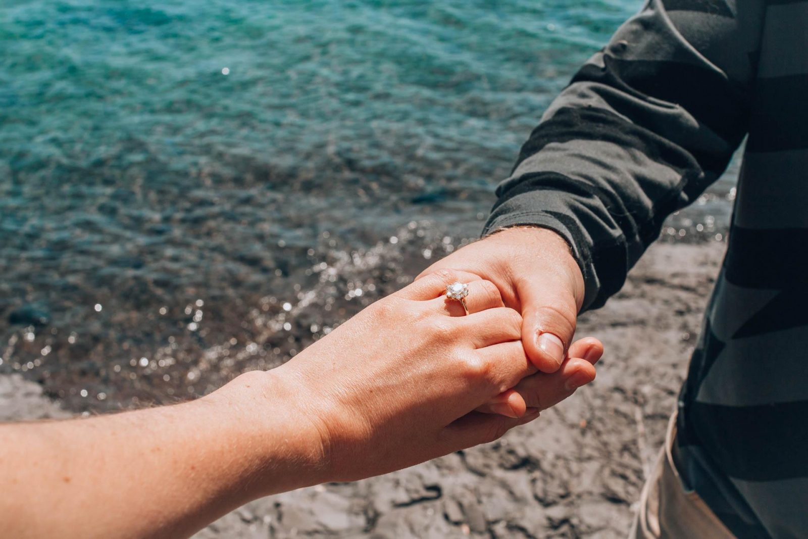 Our engagement story - getting engaged at Amnicon Falls State Park in Wisconsin.