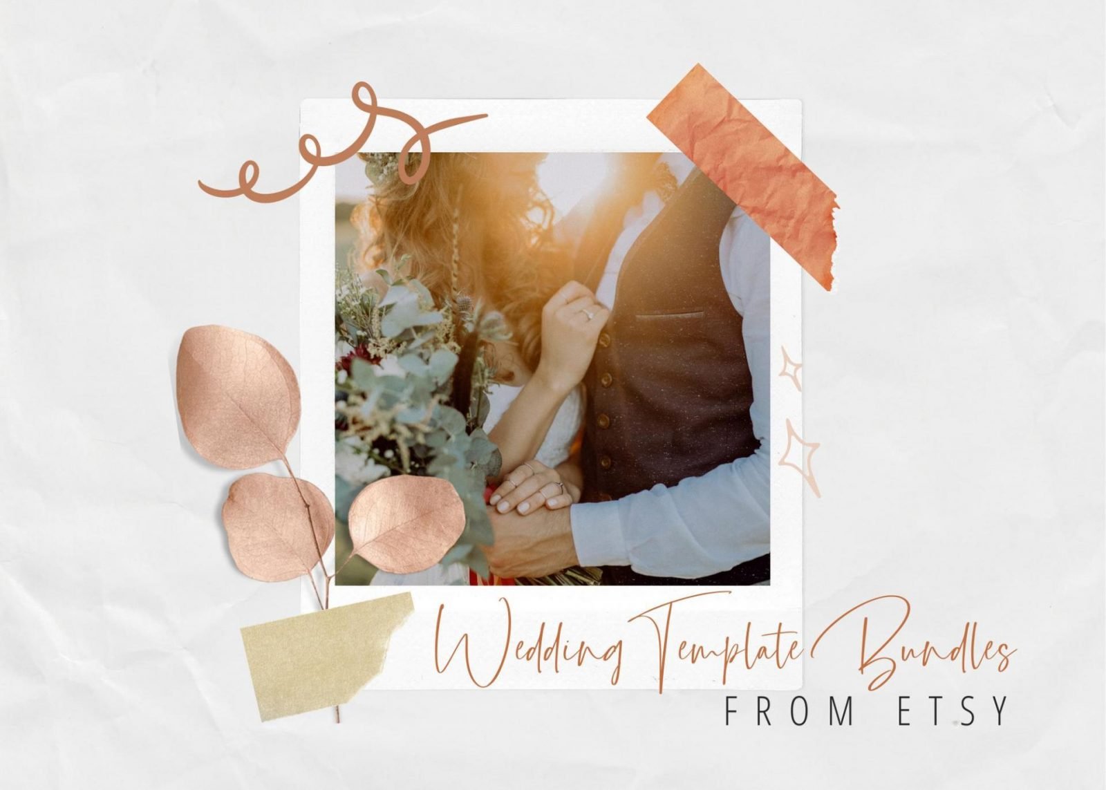 Wedding Template Bundles can help your DIY wedding have a luxe, expensive feel.